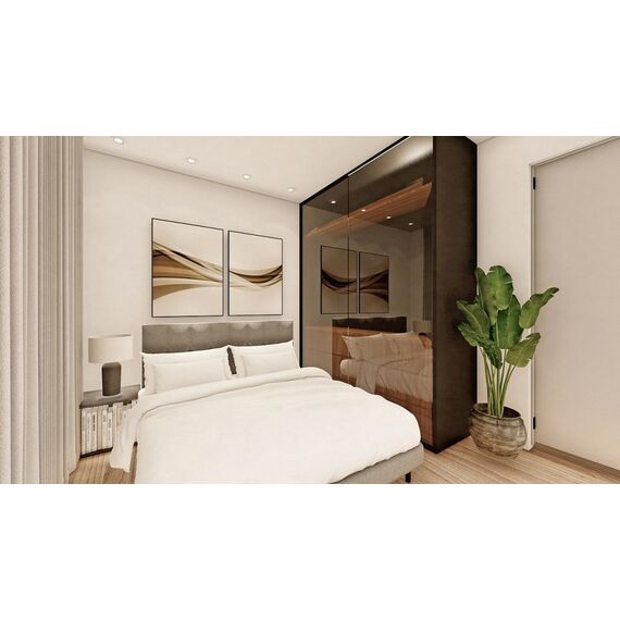 Квартира 3-комнатная 2+1 у моря в центре Кирении площадь 70м², изображение 9