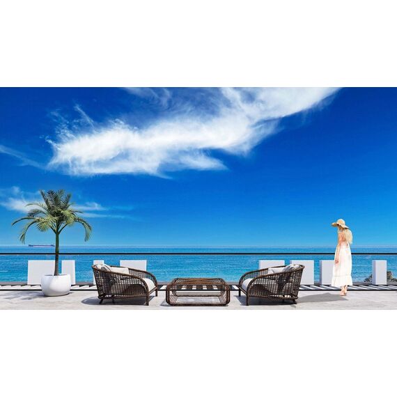 Apartment 2-room 1+1 by the sea in Iskele Cyprus area 105m² , 8 image