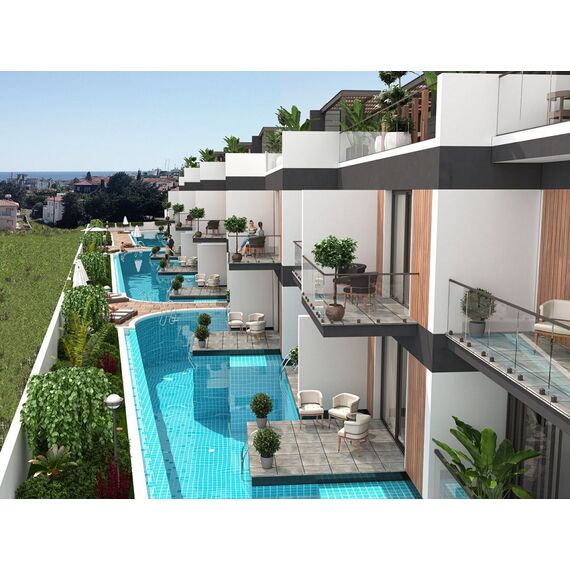 Apartment 3-room 2+1 by the sea in Kyrenia (downtown) Cyprus area 90m² , 9 image