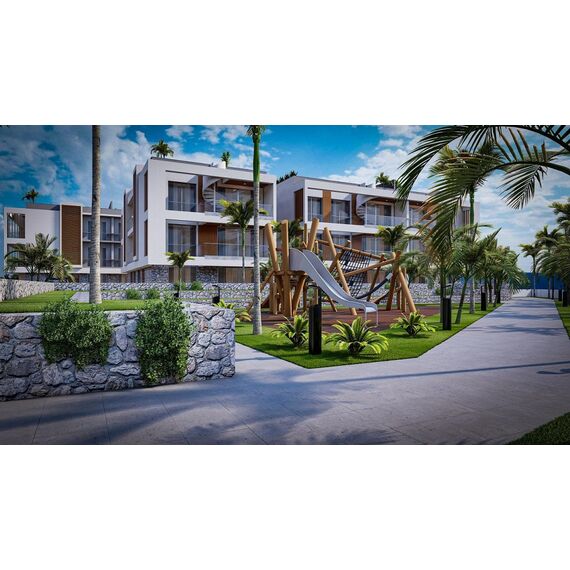 Apartment 3-room 2+1 by the sea in Alsancak Cyprus area 92m² , 5 image