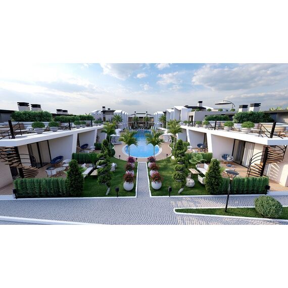 Квартира 3-комнатная 2+1 у моря Лапитос (Лапта) площадь 67.5м², изображение 6