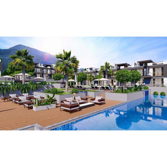 Apartment 2-room 1+1 by the sea in Lapithos (Lapta) Cyprus area 67m² , 14 image