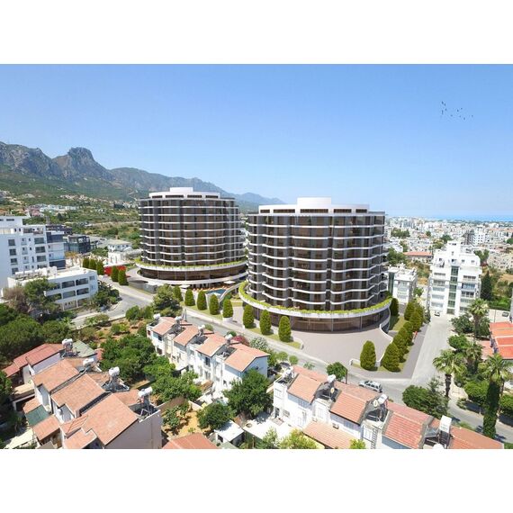 Apartment 3-room 2+1 by the sea in Kyrenia (downtown) Cyprus area 79m² , 3 image