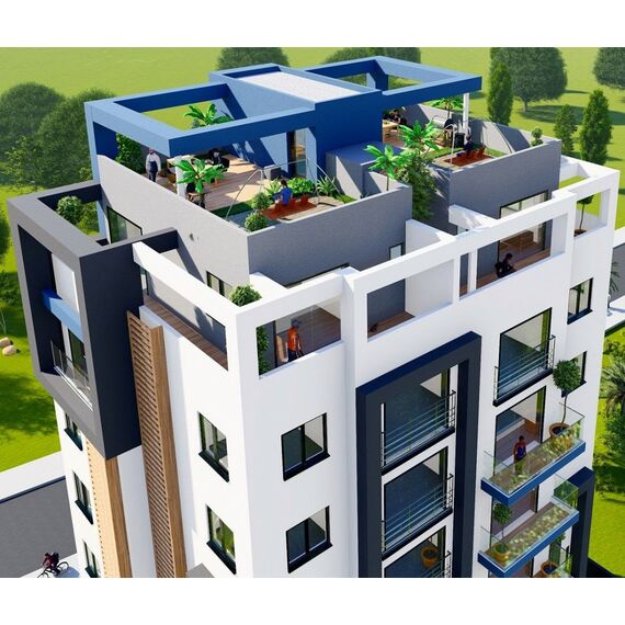 Квартира 2-комнатная 1+1 у моря в Искеле (Лонг Бич Искеле) площадь 85м², изображение 14