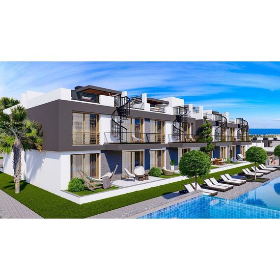 Apartment 2-room 1+1 by the sea in Lapithos (Lapta) Cyprus area 70m² , 7 image