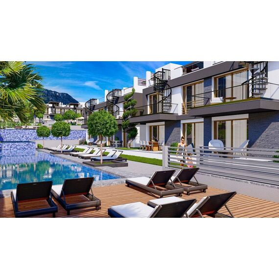 Apartment 2-room 1+1 by the sea in Lapithos (Lapta) Cyprus area 67m² , 13 image