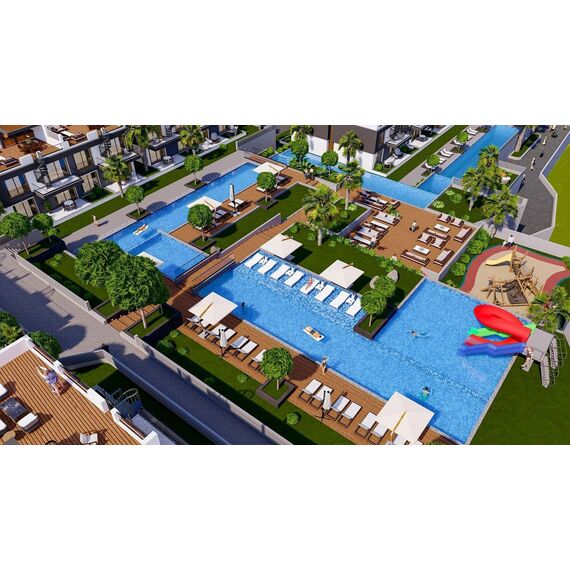 Apartment 2-room 1+1 by the sea in Lapithos (Lapta) Cyprus area 70m² 