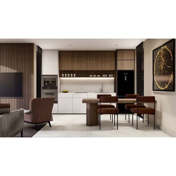 Apartment 2-room 1+1 by the sea in Kyrenia (downtown) Cyprus area 55m² , 4 image