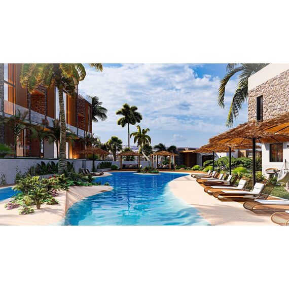 Apartment 2-room 1+1 by the sea in Kyrenia (downtown) Cyprus area 55m² , 10 image