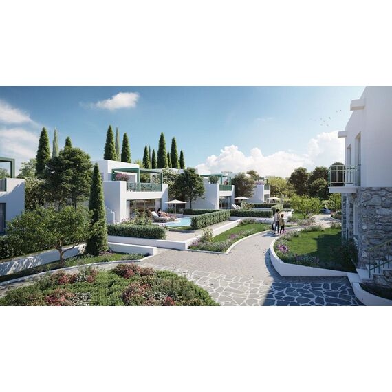 Apartment 3-room 2+1 in the forest in Lapithos (Lapta) Cyprus area 71m² 