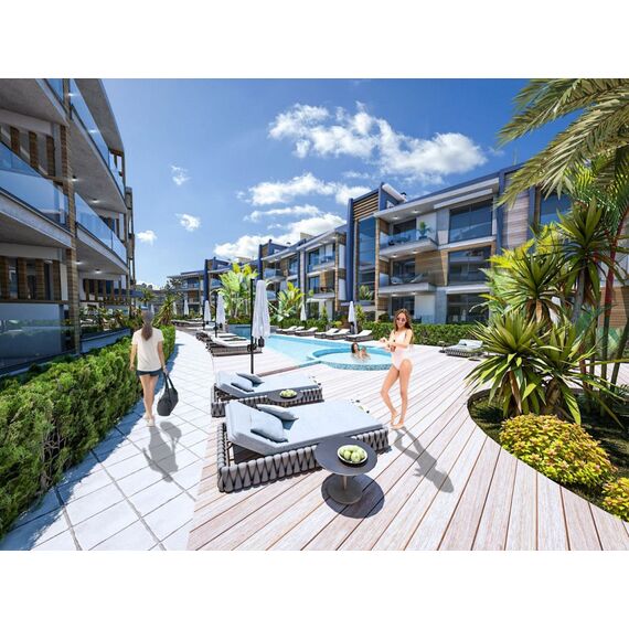 Apartment 3-room 2+1 by the sea in Lapithos (Lapta) Cyprus area 110m² , 5 image