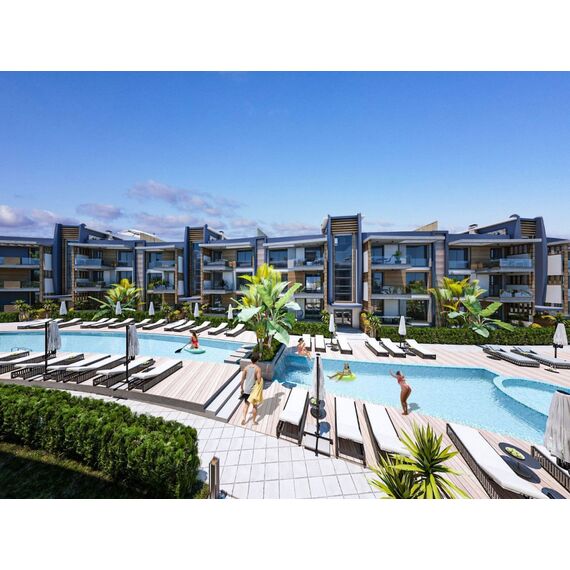 Apartment 3-room 2+1 by the sea in Lapithos (Lapta) Cyprus area 110m² , 4 image