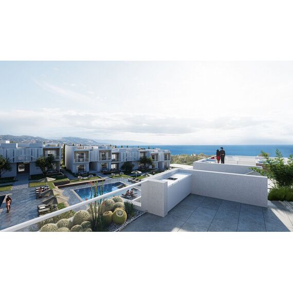 Apartment 2-room 1+1 by the sea in Kyrenia (downtown) Cyprus area 60m² , 14 image