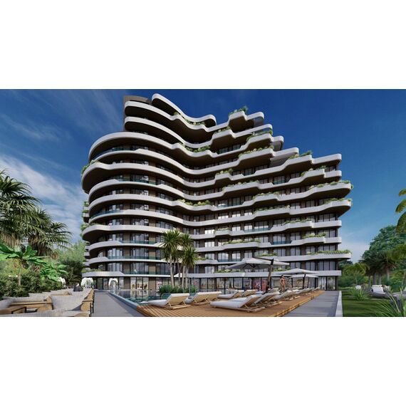 Apartment 2-room 1+1 by the sea in Famagusta (downtown) Cyprus area 78m² , 4 image