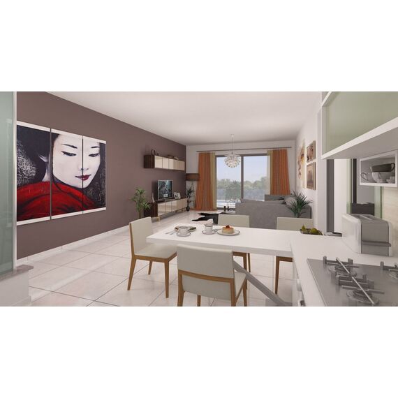 Apartment 3-room 2+1 by the sea in Kyrenia (downtown) Cyprus area 82.3m² , 8 image