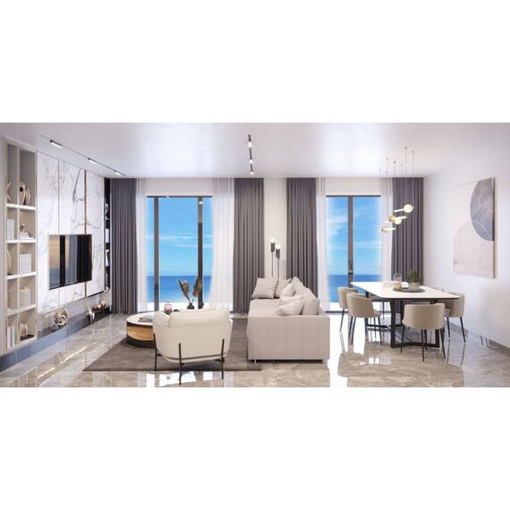 Apartment 3-room 2+1 by the sea in Guzelyurt (Guzelyurt) Cyprus area 80m² , 2 image