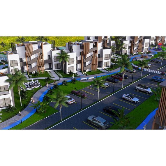 Квартира 3-комнатная 2+1 у моря в Карпасе площадь 76м², изображение 14