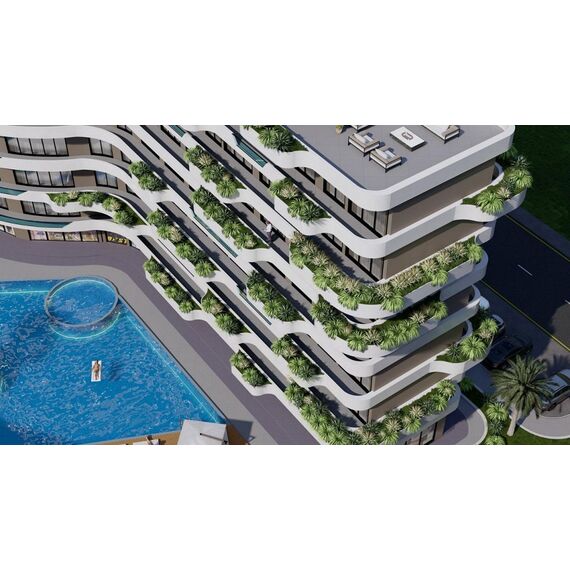 Apartment 2-room 1+1 by the sea in Famagusta (downtown) Cyprus area 78m² , 5 image