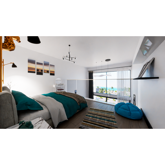 Apartment 2-room 1+1 by the sea in Esentepe Cyprus area 57m² , 8 image