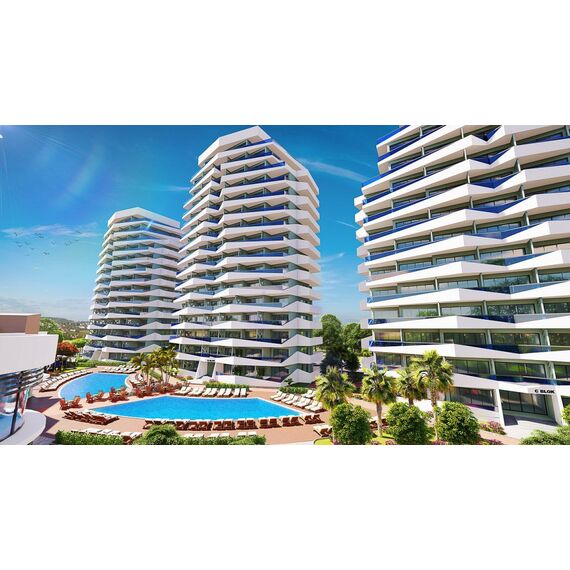 Apartment 2-room 1+1 by the sea in Iskele (Long Beach) Cyprus area 78m² , 14 image