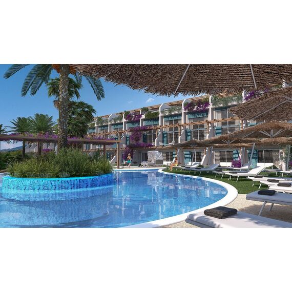 Apartment 2-room 1+1 by the sea in Esentepe Cyprus area 40m² , 3 image