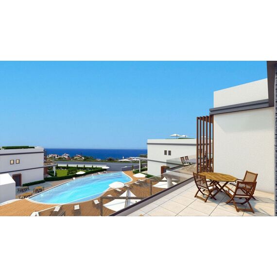 Apartment 3-room 2+1 by the sea in Esentepe Cyprus area 78.3m² , 4 image