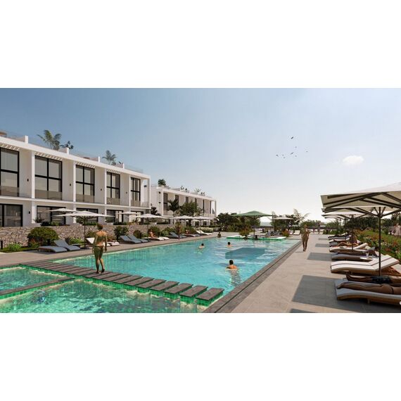 Apartment 2-room 1+1 by the sea in Kyrenia (downtown) Cyprus area 57m² 