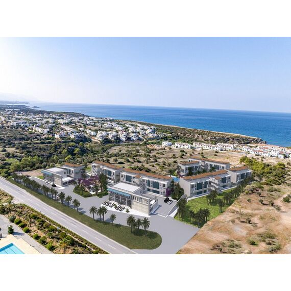Apartment 2-room 1+1 by the sea in Esentepe Cyprus area 40m² , 2 image