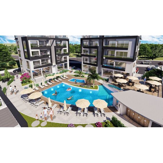Apartment 3-room 2+1 by the sea in Iskele (Long Beach) Cyprus area 79m² , 3 image