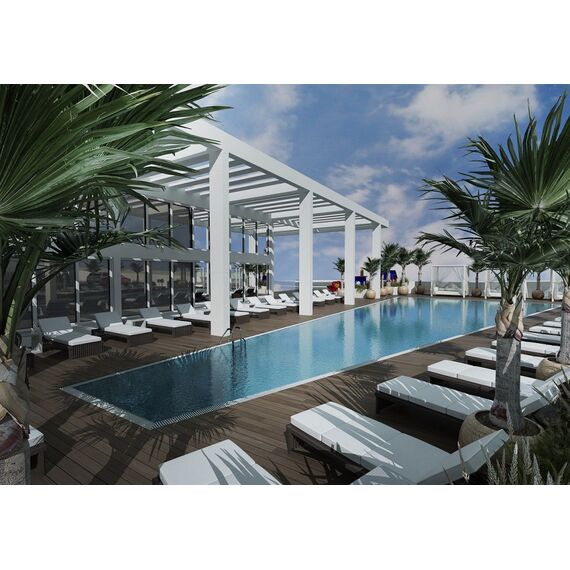 Apartment 2-room 1+1 by the sea in Kyrenia (downtown) Cyprus area 59m² , 10 image