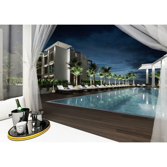 Apartment 2-room 1+1 by the sea in Kyrenia (downtown) Cyprus area 59m² , 4 image