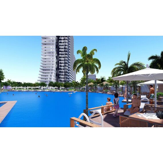 Apartment 2-room 1+1 by the sea in Iskele (Long Beach) Cyprus area 62m² 22 floor, 9 image