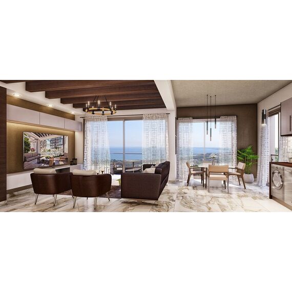 Apartment 3-room 2+1 by the sea in Iskele (Long Beach) Cyprus area 79m² , 5 image