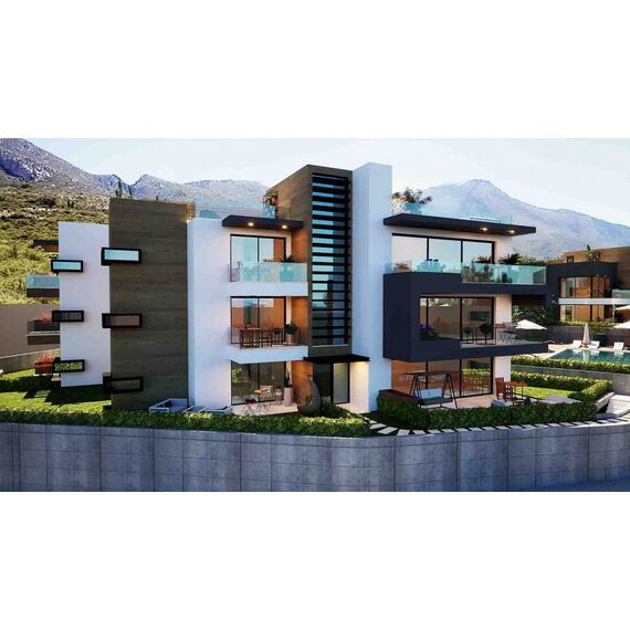 Apartment 3-room 2+1 in the mountains in Alsancak Cyprus area 85m² , 2 image