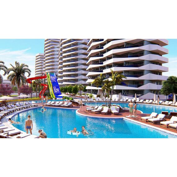 Apartment 2-room 1+1 by the sea in Iskele (Long Beach) Cyprus area 78m² , 18 image