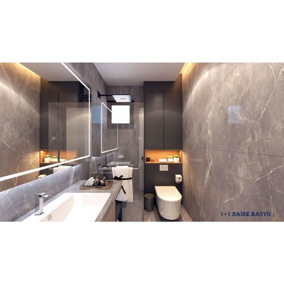 Квартира 2-комнатная 1+1 в центре Кирении 47м², изображение 8