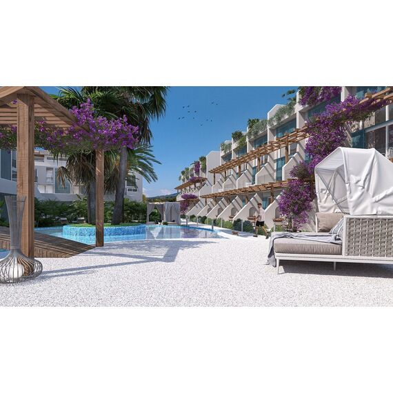 Apartment 2-room 1+1 by the sea in Esentepe Cyprus area 40m² , 10 image