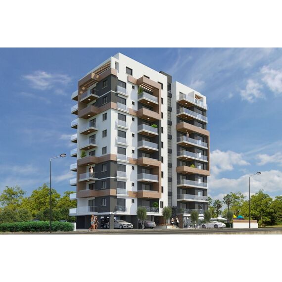 Квартира 2-комнатная 1+1 у моря в Искеле (Лонг Бич Искеле) площадь 57м², изображение 10