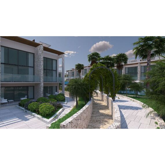 Apartment 2-room 1+1 by the sea in Esentepe Cyprus area 50m² , 3 image