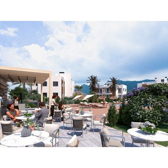 Apartment 3-room 2+1 by the sea in Kyrenia (downtown) Cyprus area 75m² , 8 image