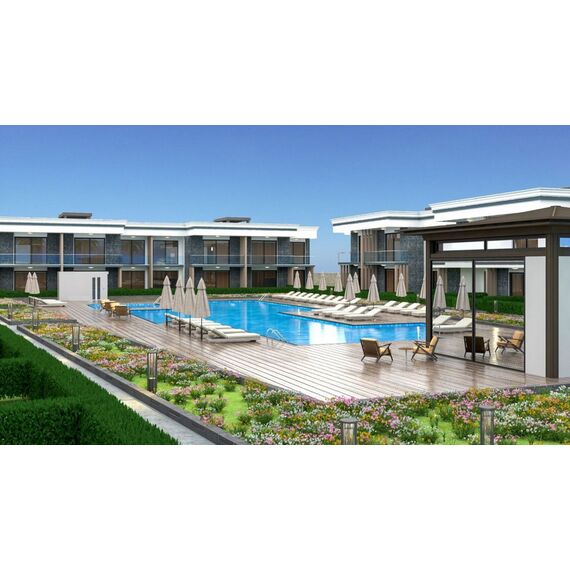 Квартира 2-комнатная 1+1 в центре Кирении площадь 58м², изображение 4