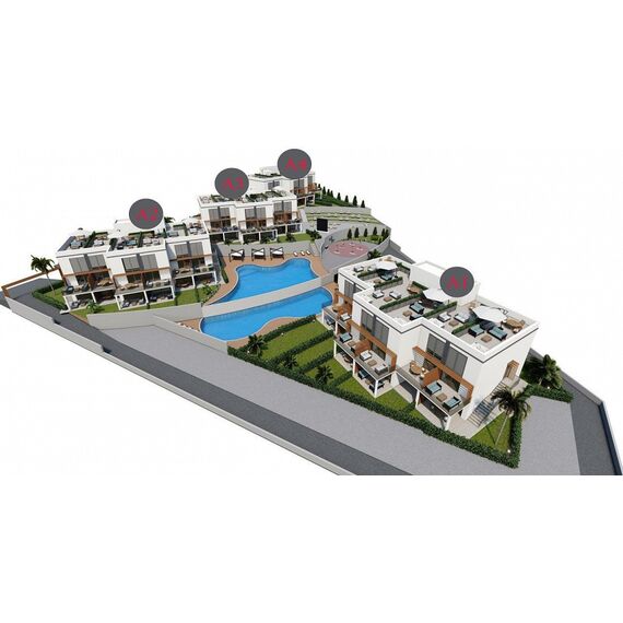 Квартира 2-комнатная 1+1 у моря в Эсентепе площадь 40.02м², изображение 14