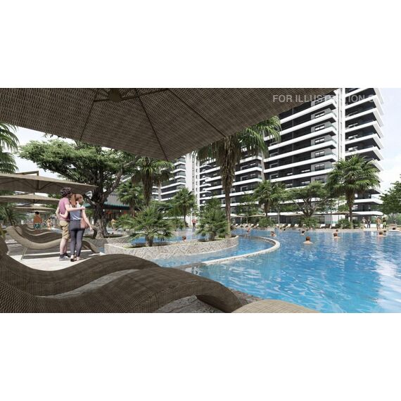 Apartment 3-room 2+1 by the sea in Iskele (Long Beach) Cyprus area 101m² , 7 image