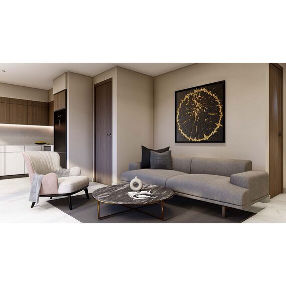 Apartment 2-room 1+1 by the sea in Kyrenia (downtown) Cyprus area 42m² , 9 image