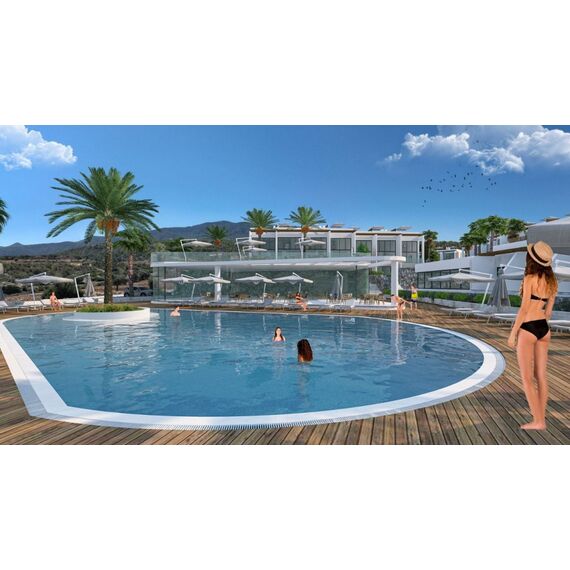 Apartment 2-room 1+1 by the sea in Esentepe Cyprus area 50m² , 7 image