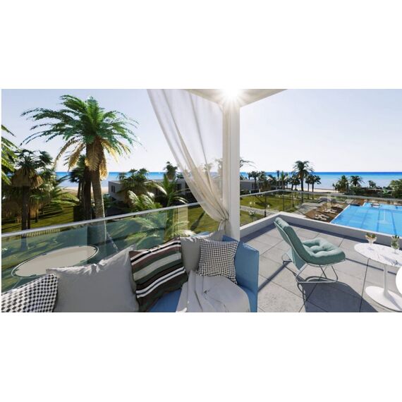 Apartment 2-room 1+1 by the sea in Kyrenia (downtown) Cyprus area 39m² , 2 image