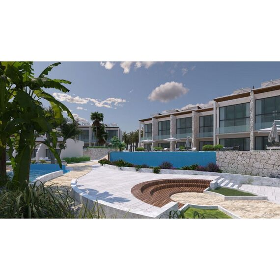 Apartment 2-room 1+1 by the sea in Esentepe Cyprus area 35m² 