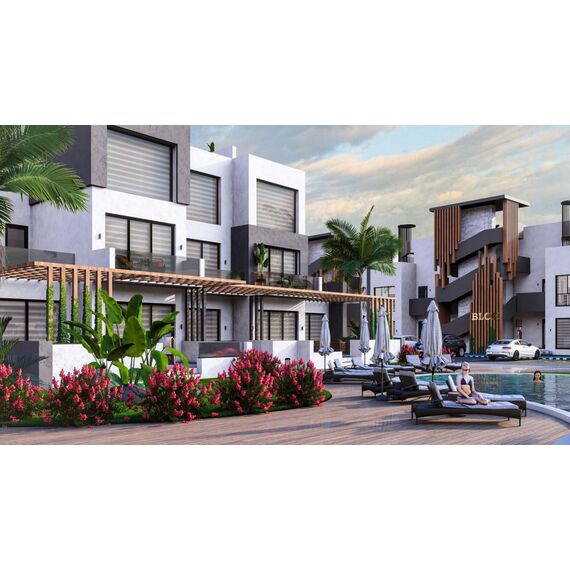 Квартира 2-комнатная 1+1 у моря в Карпасе площадь 61м², изображение 2