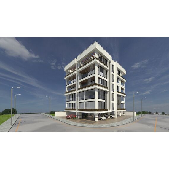 Apartment 2-room 1+1 by the sea in Iskele (Long Beach) Cyprus area 60m² , 2 image
