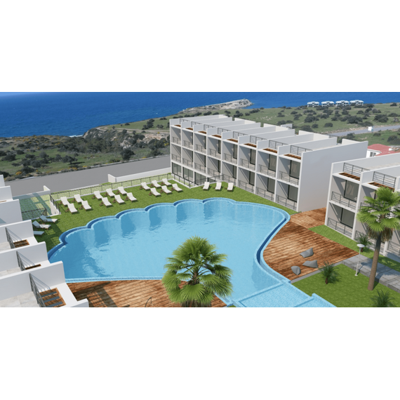 Apartment 2-room 1+1 by the sea in Esentepe Cyprus area 43m² , 13 image